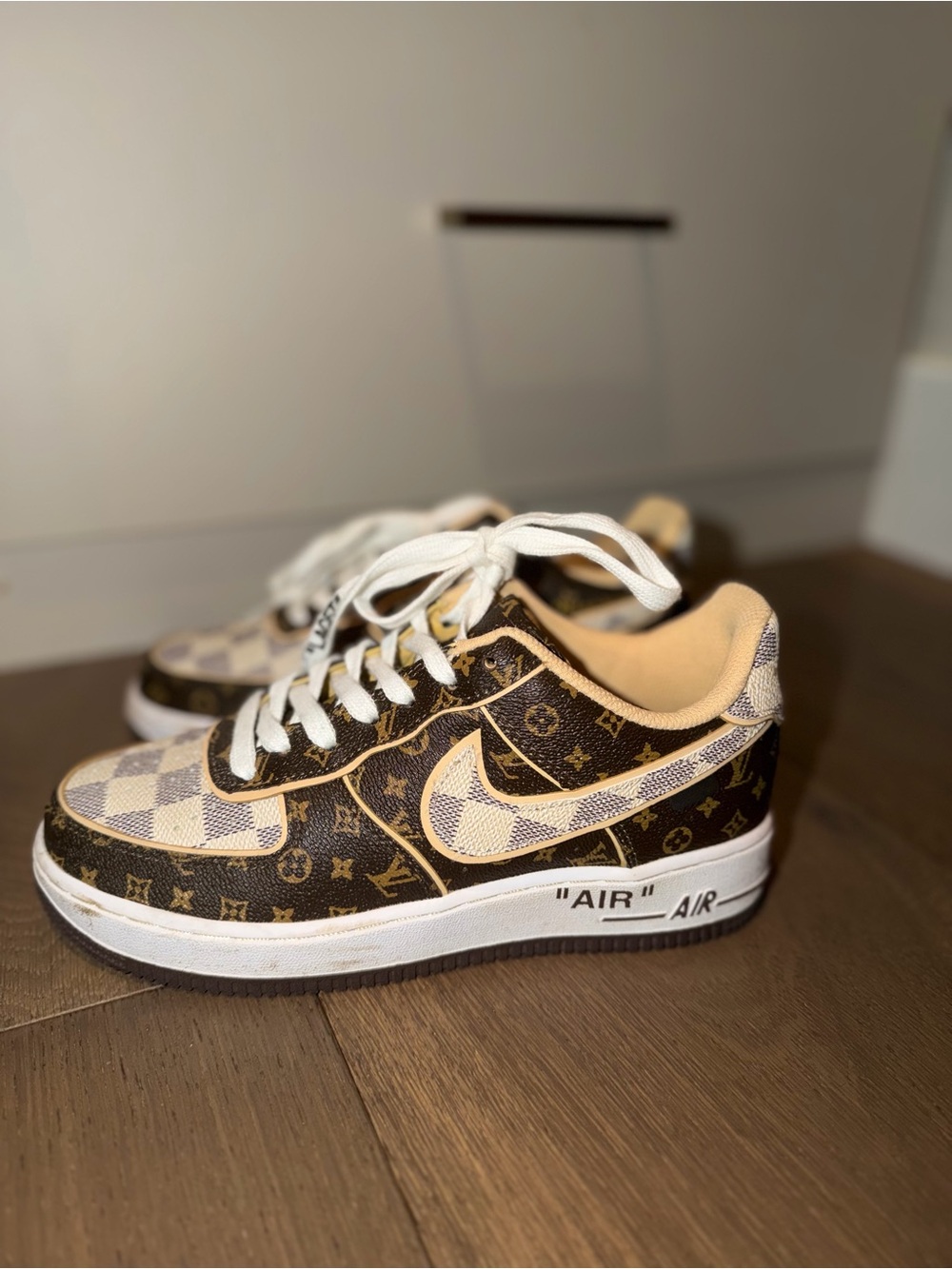 Brown & Cream Sneakers